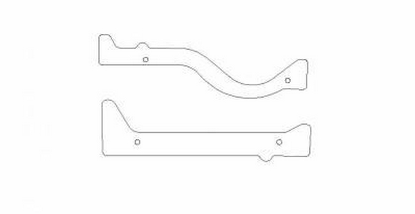 .047" Fiber Intake Manifold Crossover Gaskets. Set